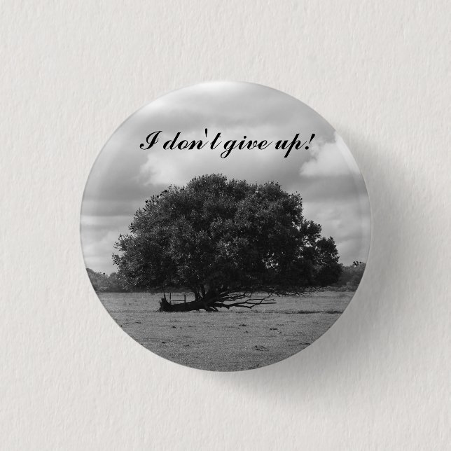 Baum des Leben-Knopfes Button (Vorderseite)