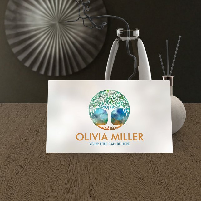 Baum des Lebens - Aquarell Visitenkarte (Von Creator hochgeladen)