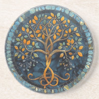 Baum des Lebens Celtic Sandstone Untersetzer
