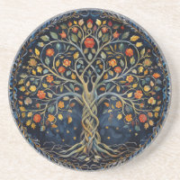 Baum des Lebens Celtic Sandstone Untersetzer