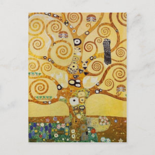 Baum des Lebens durch Klimt Postkarte