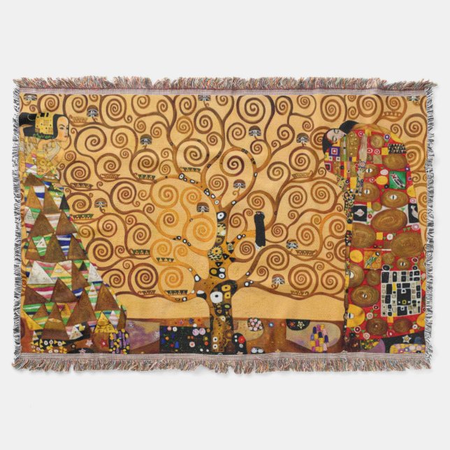 Baum des Lebens durch schöne Kunst Gustav Klimt Decke (Vorderseite)