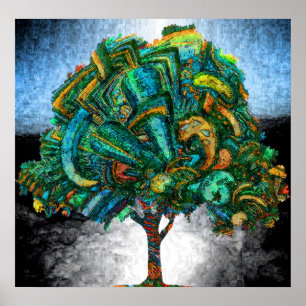 Baum des Lebens erfinden Poster