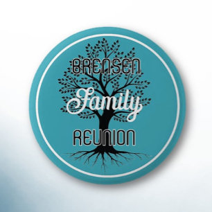 Baum des Lebens! Familientreffen-Button Button