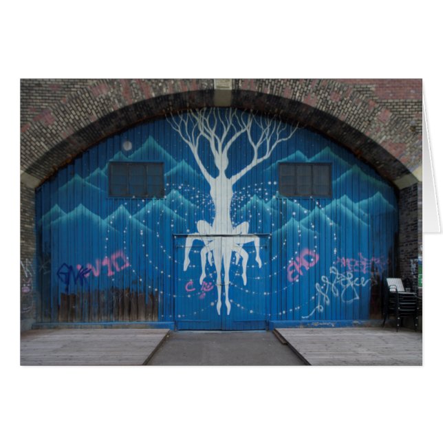 Baum des Lebens Graffiti (Vorderseite (Horizontal))