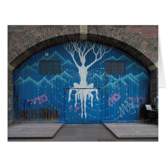 Baum des Lebens Graffiti (Vorderseite (Horizontal))