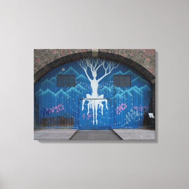Baum des Lebens Graffiti Leinwanddruck (Vorderseite)