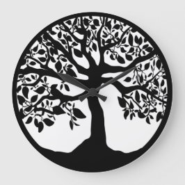 BAUM DES LEBENS GROßE WANDUHR
