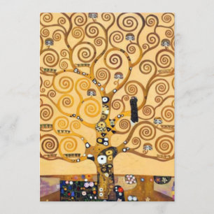 Baum des Lebens Gustav Klimt Einladung