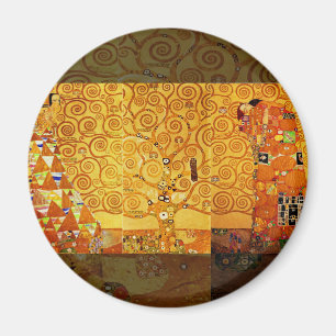 Baum des Lebens Gustav Klimt Nouveau Magnet