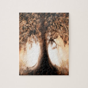 Baum des Lebens im Sonnenaufgang