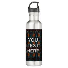 Baum des Lebens Intricate Muster spiegeln Design Edelstahlflasche