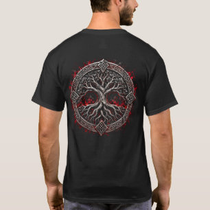Baum des Lebens – Keltisches Yggdrasil Nordisches T-Shirt