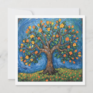 Baum des Lebens Kunstwerk, keltisch Einladung