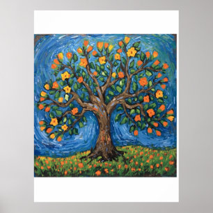 Baum des Lebens Kunstwerk, keltisch Poster