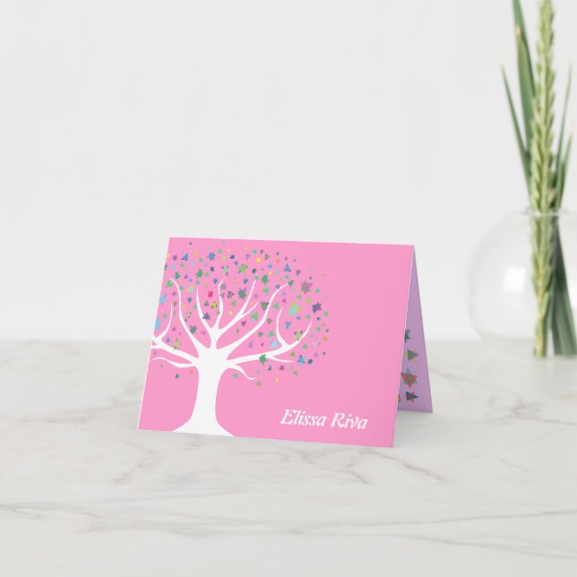 Baum des Lebens laden danken Ihnen zu kardieren (Vorderseite)