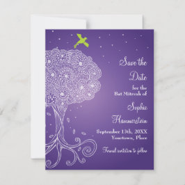 Baum des Lebens Lila Bat Mitzvah Save the Date