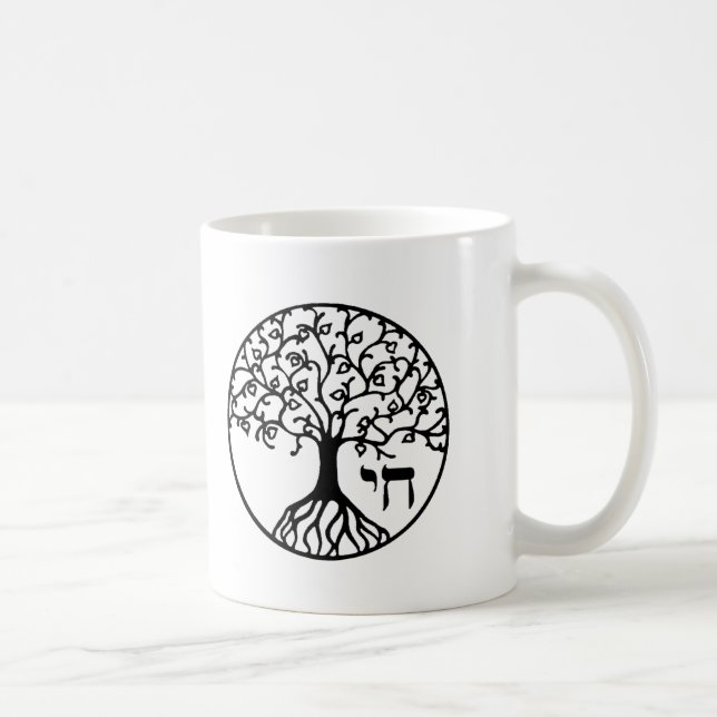 Baum des Lebens mit CHAI Kaffeetasse (Rechts)