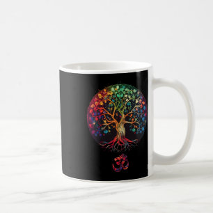 Baum des Lebens mit Om-Symbol Yoga Kaffeetasse