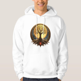 Baum des Lebens – Mondbeschienenes Erwachen Hoodie
