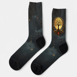 Baum des Lebens – Mondbeschienenes Erwachen Socken