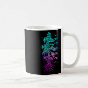 Baum des Lebens Mondphasen Yoga Chakra Geschenk Kaffeetasse