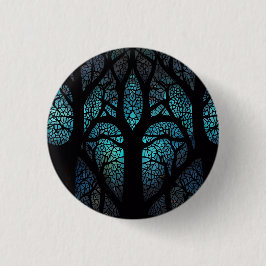 Baum des Lebens - Mosaik des Mystischen Waldes Button