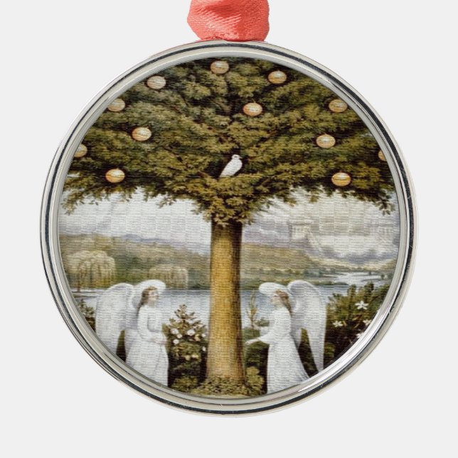 Baum des Lebens Ornament Aus Metall (Vorne)