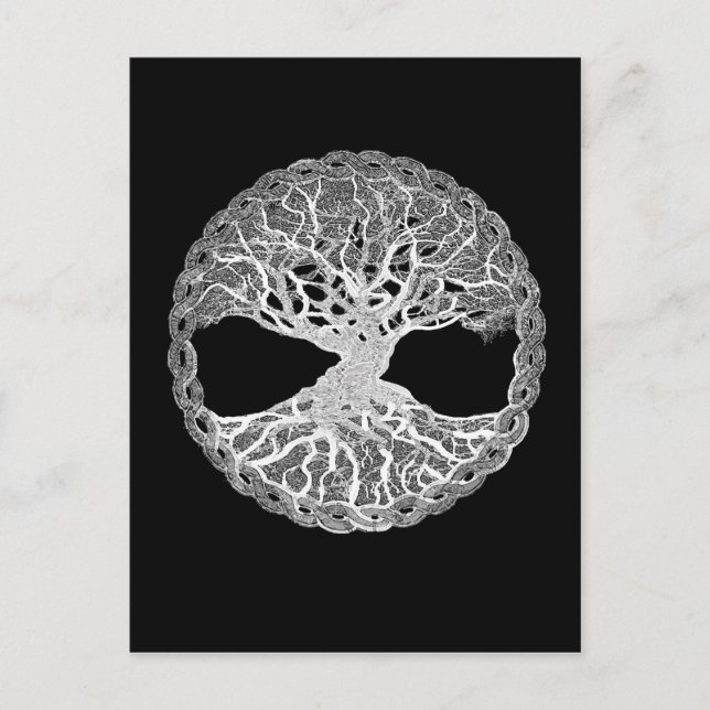 Baum des Lebens Postkarte (Vorderseite)