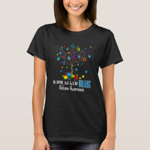 Baum des Lebens Schmetterling Autismus Sensibilisi T-Shirt