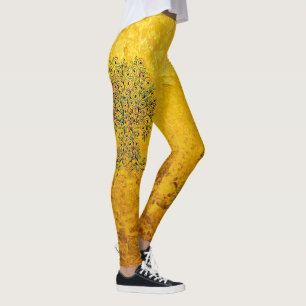 Baum des Lebens - Spiralen Blätter Früchte 1 Leggings