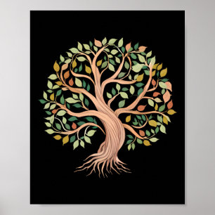 Baum des Lebens Spiritualität Yoga Baum des Lebens Poster