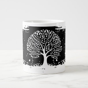 Baum des Lebens Spritzkaffee-Tasse Jumbo-Tasse