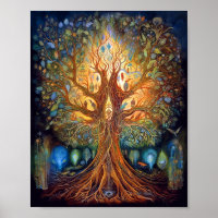 Baum des Lebens surreale Natur Kunst