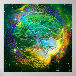 Baum des Lebens und der Gesundheit Poster