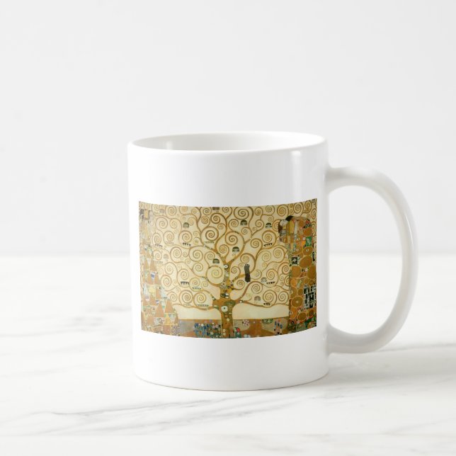 Baum des Lebens von Gustav Klimt Kaffeetasse (Rechts)