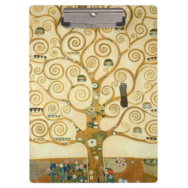Baum des Lebens von Gustav Klimt Klemmbrett (Vorderseite)