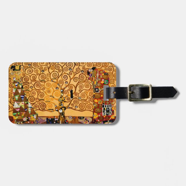 Baum des Lebens von Gustav Klimt Kunst, Kultur Gepäckanhänger (Vorderseite horizontal)