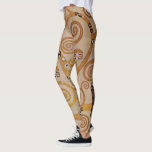 Baum des Lebens von Gustav Klimt, stilisiert Jugen Leggings<br><div class="desc">Baum des Lebens (1905-1911) von Gustav Klimt. Der Baum des Lebens ist ein Vintages Jugendstil-Gemälde mit dem Wissensbaum, das den schwarzen Beute, das Todessymbol, in Frage stellt. Der normale Lebenszyklus im Sinne von Freud und Klimt. Die Stoclet Frieze ist eine Serie von Symbolismus-Panels und Gustav Klimts letzter großer Wandarbeit. Sie...</div>