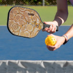 Baum des Lebens von Gustav Klimt, stilisiert Jugen Pickleball Schläger<br><div class="desc">Baum des Lebens (1905-1911) von Gustav Klimt. Der Baum des Lebens ist ein Vintages Jugendstil-Gemälde mit dem Wissensbaum, das den schwarzen Beute, das Todessymbol, in Frage stellt. Der normale Lebenszyklus im Sinne von Freud und Klimt. Die Stoclet Frieze ist eine Serie von Symbolismus-Panels und Gustav Klimts letzter großer Wandarbeit. Sie...</div>