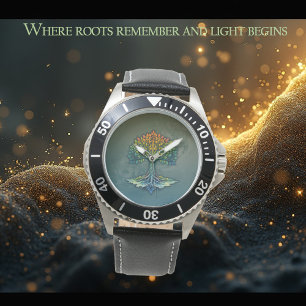 Baum des Lebens - Wandelndes Morgenrot  Armbanduhr