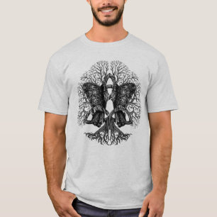 Baum des Lebens - Yggdrasil mit Raben T-Shirt