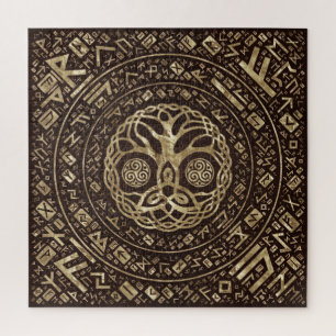 Baum des Lebens - Yggdrasil mit Trinity Knot