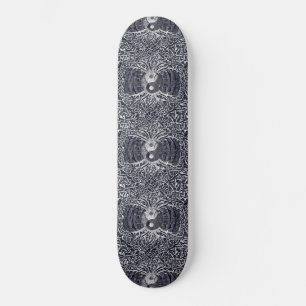 Baum des Lebens Yin Yang Skateboard