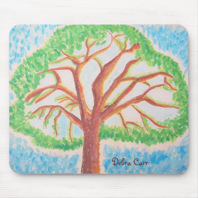 Baum des Lebensmousepads Mousepad (Vorne)