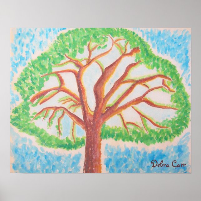 Baum des Lebensplakats Poster (Vorne)