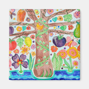 Baum des Lebensquadrats Magnet