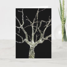 "Baum des Lichts" - Urlaubskarte - Jahreszeit