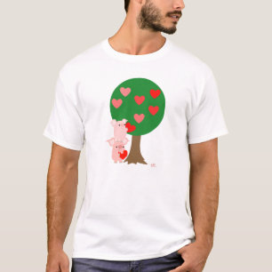 Baum des Liebe-einfachen T - Shirt (Entwurf auf
