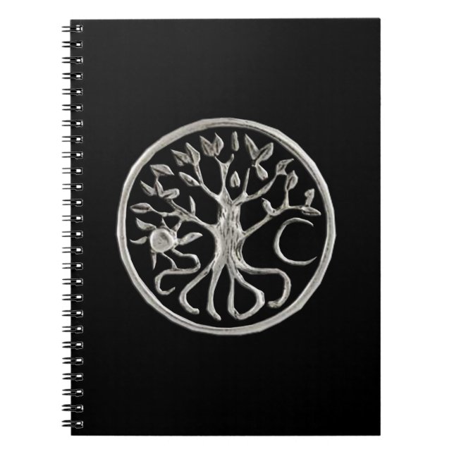 Baum des Life Spiral Notebook Notizblock (Vorderseite)